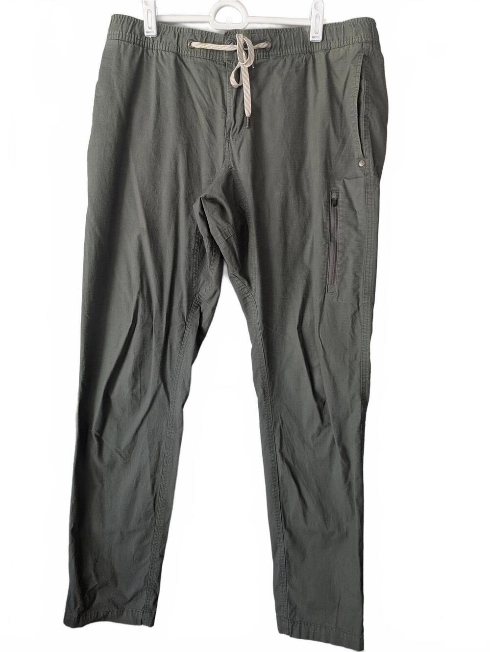 Vuori Drawstring Ripstop Pants Army Green